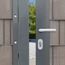 HORI Doppelstabmattenzaun Fix Sichtschutzklemmleisten Set 6/5/6 3