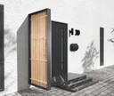 Gutta Vordach Haustür BS Timber mit Seitenteil 11