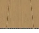 NewTechWood Terrassendielen WPC Hohlkammer Gigante Red Cedar Holzstruktur gebürstet / glatt gebürstet Co-Extrudiert 22,5 x 210 mm 1