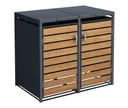 HORI Mülltonnenbox Cleanman 3 Wood 3