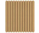 HORI WPC Fassadenprofil Rhombus Premium Small 33 x 215 mm hellbraun 1