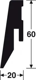MEISTER Sockelleiste Buche 019 1