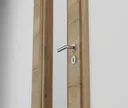 HORI Zimmertür CPL Eiche Modern quer mit Lichtausschnitt Röhrenspan 2