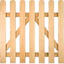 TETZNER & JENTZSCH Lattenzaun-Tor aus Eiche, 100 x 100 cm 0