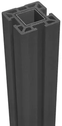GroJa WPC/BPC Solid Sichtschutzzaun Stecksystem mit WPC/BPC Pfosten Komplettset 2