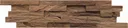 INDO Echtholz Wandverkleidung 3D Holzverblender Teak Mixed Cube Naturel Sumatra 3