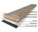 HORI Klick-Hartvinylboden Classic Rigid SPC Eiche Earthstone Oak Landhausdiele synchron Holzstruktur schmal 7