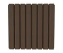 HORI WPC Fassadenprofil Rhombus Premium Medium 33 x 181 mm dunkelbraun 1