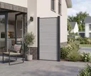 HORI WPC Sichtschutzzaun Stecksystem Aarhus XXL 10
