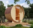 Karibu Stecksystem Fass-Sauna 38 mm 0