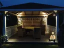 Megawood Terrassendielen Komplett-Set WPC Premium massiv schiefergrau 9