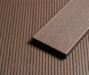 HORI Terrassendielen Komplettset WPC Mauritius massiv braun grob / fein geriffelt 20 x 140 mm 1