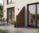 NewTechWood WPC Sichtschutzzaun Stecksystem Castello XXL Schrägelement 1