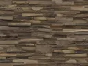 INDO Echtholz Wandverkleidung 3D Holzverblender Teak Elegance Charred 2