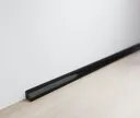 HORI Kunststoff Sockelleiste EPS Viertelstab schwarz 3