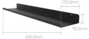 HORI Wandverkleidung Zubehör Wandregal Industrie-Design 1