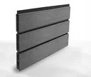 HORI WPC Sichtschutzzaun Stecksystem Rhombus-Style Tor co-extrudiert 3