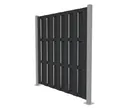 HORI WPC Sichtschutzzaun Lamellenzaun Element 4