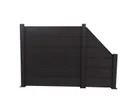 HORI WPC Sichtschutzzaun Stecksystem XXL Komplettset 8