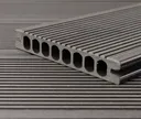 HORI Terrassendielen Komplettset WPC Royal Hohlkammer grau / anthrazit 7