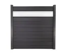 GroJa WPC/BPC Sichtschutzzaun Stecksystem Set GRANDE Komplettset 1