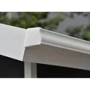 HORI Gartenhaus WPC Modern Line Aluminium Regenrinne 7