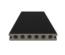 NewTechWood Terrassendielen WPC Hohlkammer Deluxe Ebony Holzstruktur gebürstet / glatt gebürstet Co-Extrudiert 22,5 x 138 mm 2