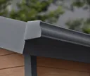 HORI Gartenhaus WPC Modern Line Aluminium Regenrinne 6