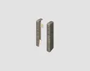 EGGER Endstück Cubical Eiche grau 6 cm 0