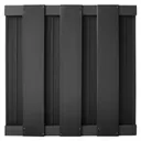 HORI WPC Sichtschutzzaun Lamellenzaun Element 1