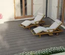 HORI Terrassendielen Komplettset WPC Treibholz Massiv XXL grau 19 x 200 mm 5
