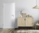 HORI Schallschutz Wohnungseingangstür Alicante 1 Weißlack RAL9010 SK2 Eckkante Vollspan 2