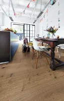 MEISTER Lindura Holzboden HD 400 Eiche authentic greige 8905 gebürstet Landhausdiele 5G Dry® 1