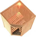 Karibu System-Sauna Asmada Eckeinstieg 68 mm 2