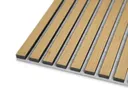 HORI Dekor Akustikpaneel Nature oiled Oak auf Filz Grau 2