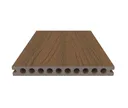NewTechWood Terrassendielen WPC Hohlkammer Gigante Oldwood Teak Holzstruktur gebürstet / glatt gebürstet Co-Extrudiert 22,5 x 210 mm 2
