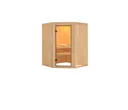 Karibu System-Sauna Asmada Eckeinstieg 68 mm 1