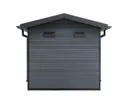 HORI Gartenhaus WPC Satteldach anthrazit 3