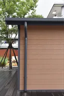 HORI Gartenhaus WPC Modern Line Aluminium Regenrinne 0