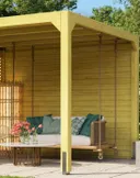 Karibu Lamellenwand für Pavillon Cubus 0