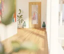 HORI Zimmertür CPL Eiche Modern aufrecht mit Lichtausschnitt Röhrenspan 4