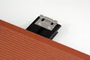 Kovalex Terrassendielen Komplettset WPC Kammerprofil Exklusiv Walnuss mattiert 26 x 145 mm 15