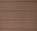 HORI Terrassendielen Komplettset WPC Bali Hohlkammer dunkelbraun einseitig geriffelt 20 x 120 mm 5