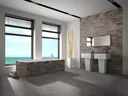 INDO Echtholz Wandverkleidung 3D Holzverblender Driftwood Hevea Bali Sea 4