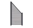 NewTechWood WPC Sichtschutzzaun Stecksystem Castello XXL 0
