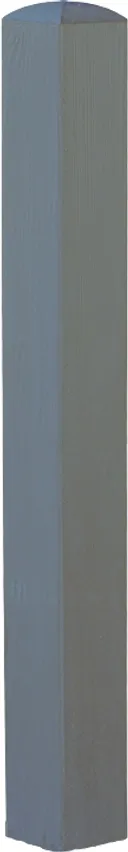 TETZNER & JENTZSCH Sichtschutzzaun Bartek-Serie Ecke, grau lasiert Anbauset 1