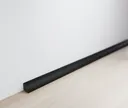 HORI Kunststoff Sockelleiste EPS Viertelstab schwarz 2