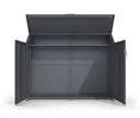 HORI Fahrradbox 200 x 100 x 157 cm Anthrazit 5