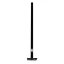 HORI WPC Sichtschutzzaun Stecksystem glatt / glatt Komplettset 8