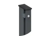 HORI Doppelstabmattenzaun S 8/6/8 mm Komplettset, Zaunfeldbreite 251 cm 4
